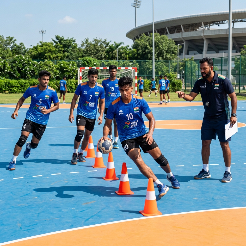 Handball Skill Camp Drills